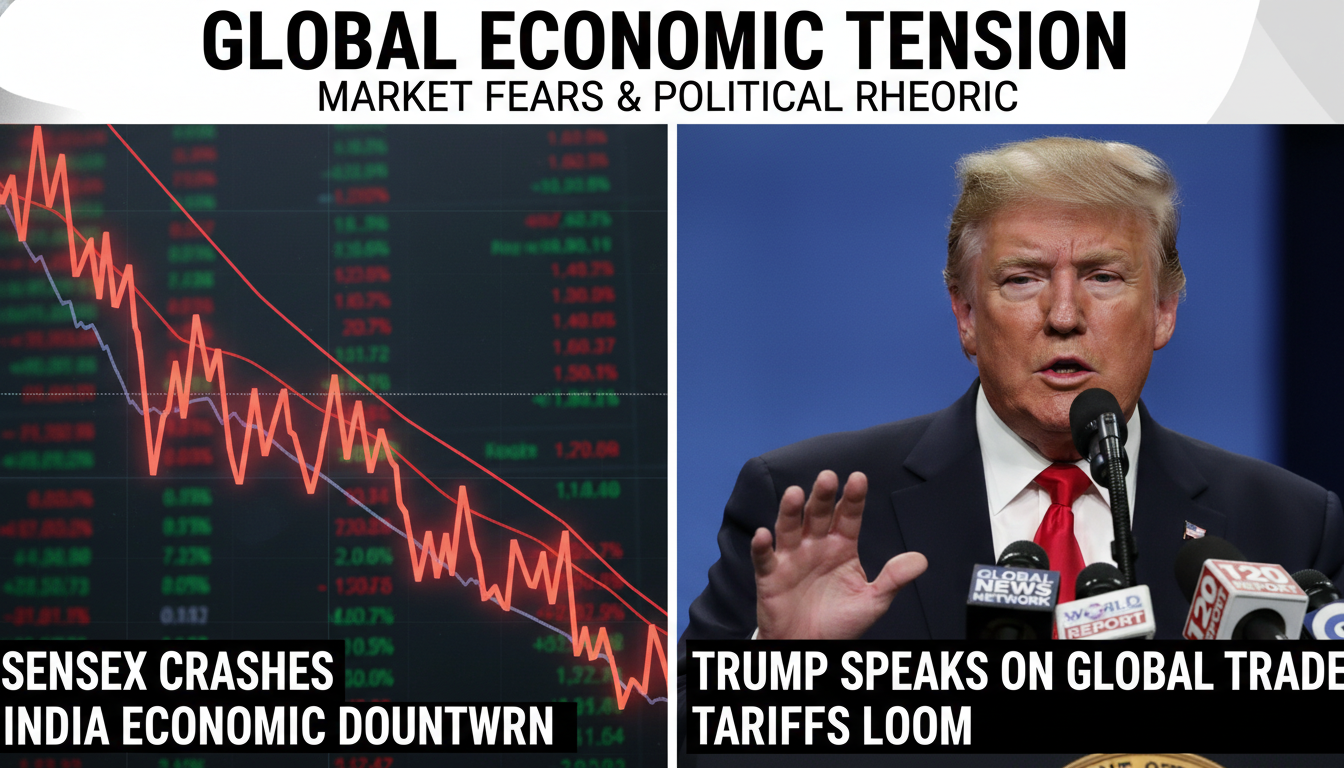 Sensex Crash Jan 13 2026: Trump Tariff Threat & Bloomberg Bond Delay Hits India Market