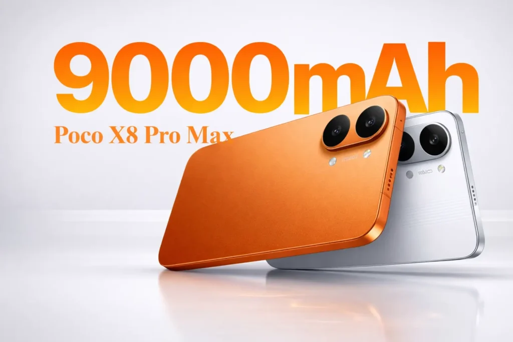 Poco X8 Pro Max smartphone with 200MP camera and 144Hz AMOLED display