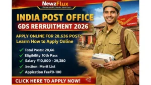 India Post GDS Recruitment 2026 Apply Online for 28,636 Posts huge jobs